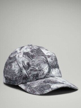 Lululemon Fast and Free Running Hat Take Flight Grey Silver Reflective Multi